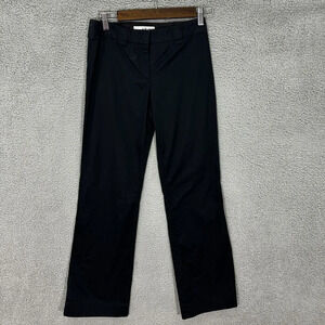 Armani Exchange A/X Straight Leg‎ Chino Pants Womens 0P Black Classic Career Y2K